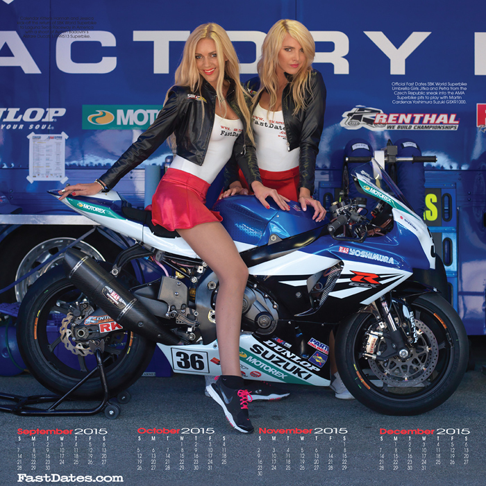 Iron & Lace Calendar motorcycle photo