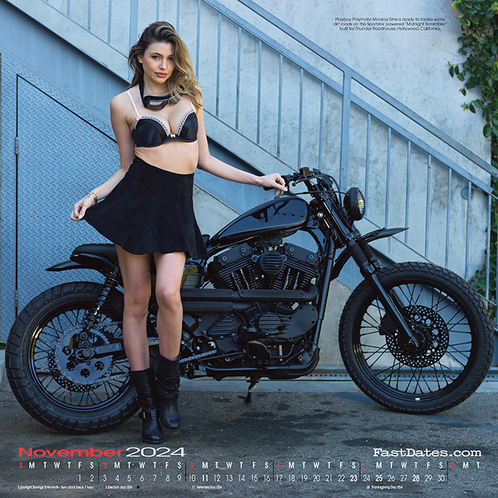 Iron & Lace Motorcycle PinUp Calendar