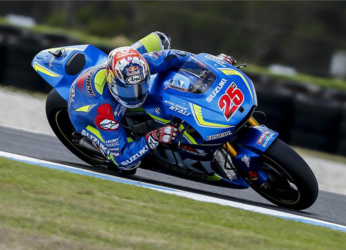 Maverick Viñales suzuki test photo 2016