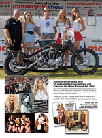 Iron Works magazine deature report LA Calendar Motorcycle Show