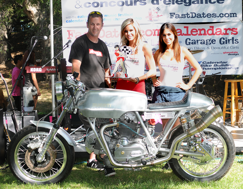 Chris Redpath, Tom Cruise Ducati Bevel Drive cafe racer