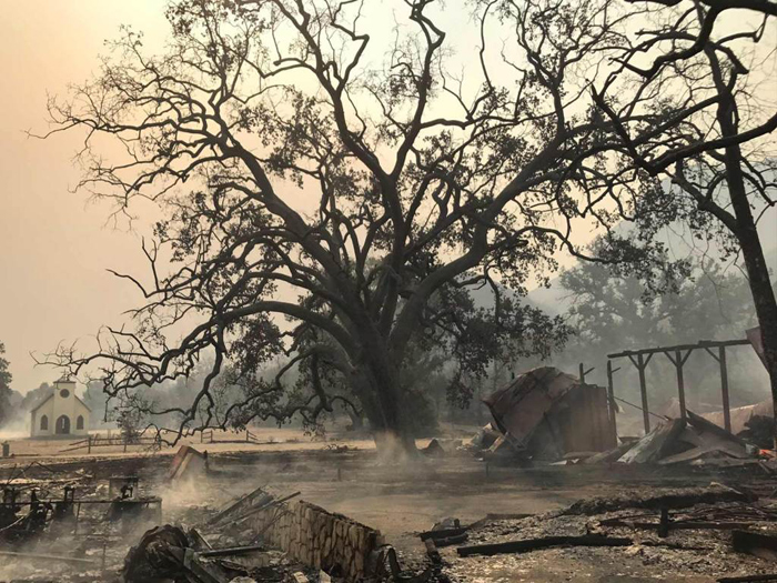 Paramount Ranch State Park fire damage