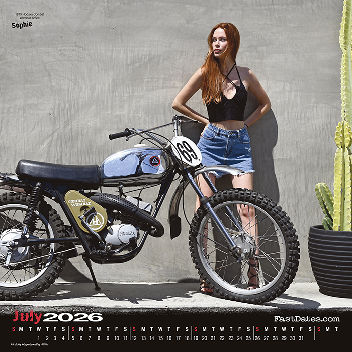 Iron & Lace Motorcycle PinUp Calendar
