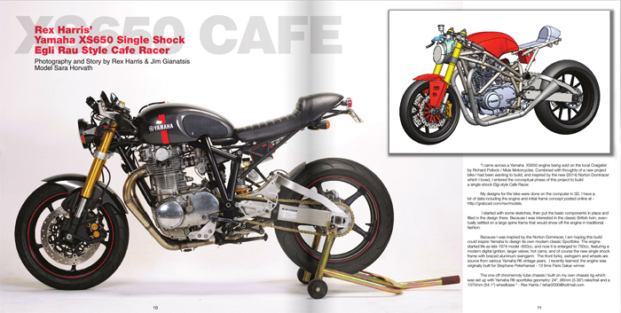 Yamaha XS650 Cafe Racer fast dates Calendar
