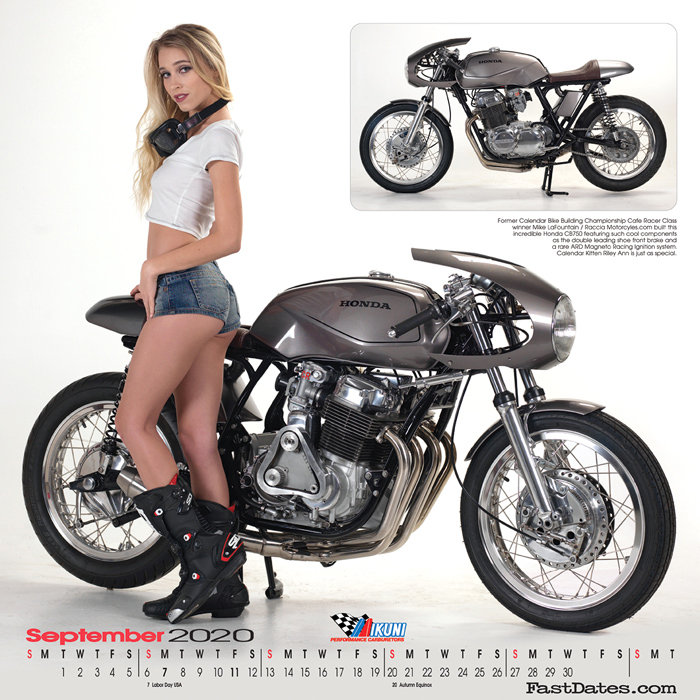 2018 Fast dates World Superbike MotoGP Calendar swimsuit models