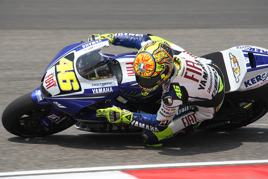 Rossi tops practice at Shanghi