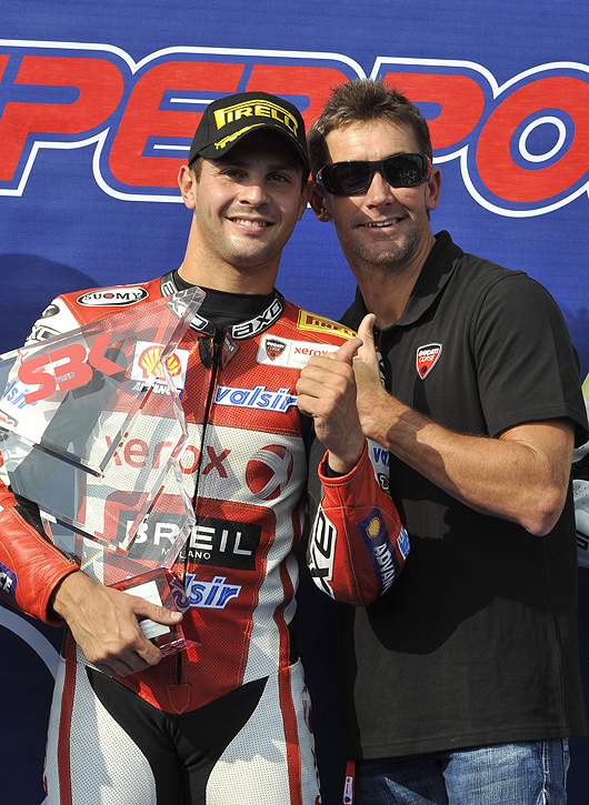 Michel fabrizio, Troy Bayliss photo, Imola World Superbike