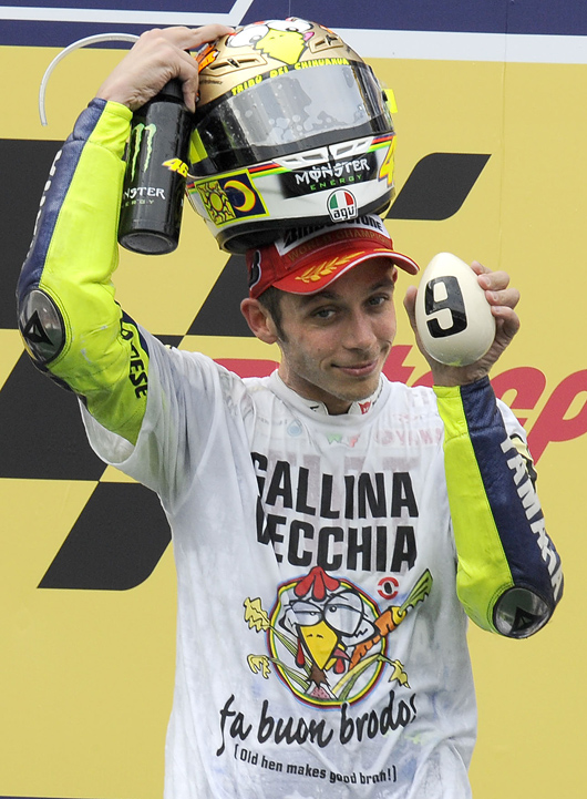 Valentino Rossi 9 times world champion