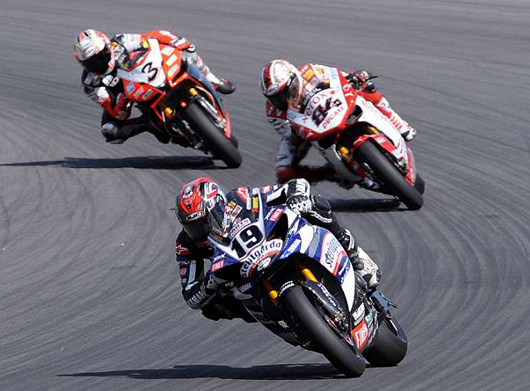 Ben Spies, Michel Fabrizio, Max Biaggi