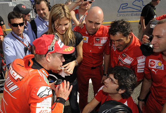 Casey and Andrea Stoner, Ducati team MotoGP 