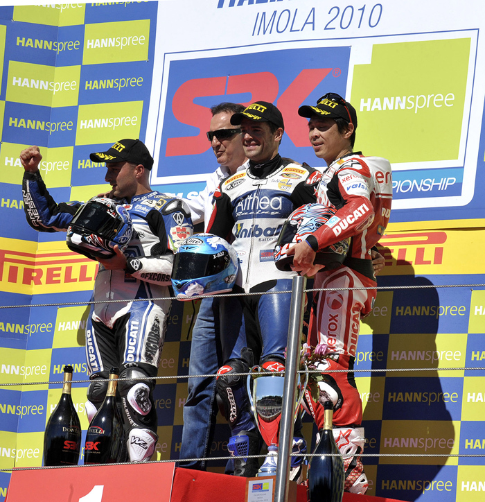 Imola World Superbike Podium 2010