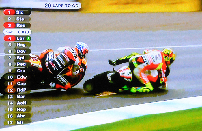 Rossi Stoner Crash photo Jerez MotoGP