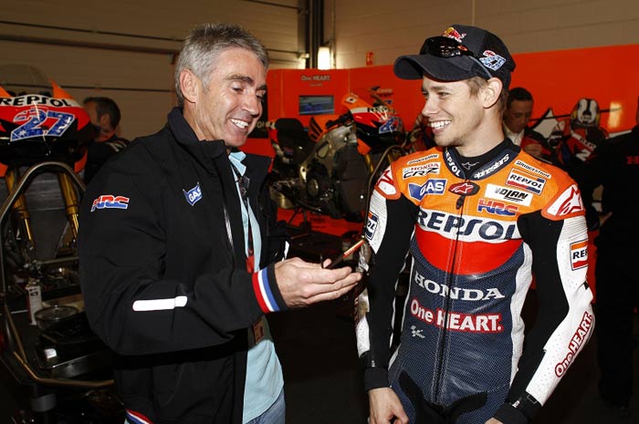 Casey Stoner, Mick Doohan, Silverstone photo