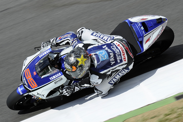 Jorge Lorenzo action riding photo Mugello