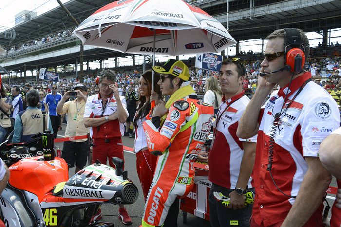 Valentino Rossi at Indianapolis