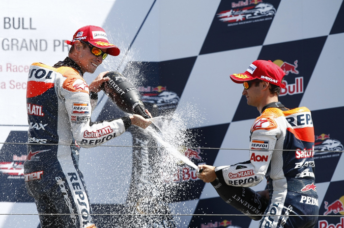 Casey Stoner laguna Seca Podium photo