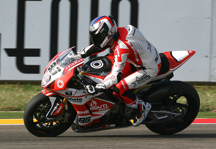 Aryton Badovini Alstare bimota race action photo