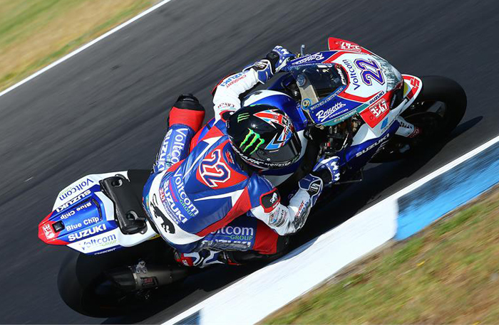 Sam Lowes Suzuki action photo