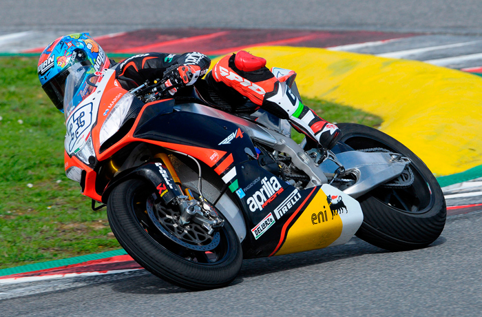 Marco Mlandri Aprilia photo 2014 SBK