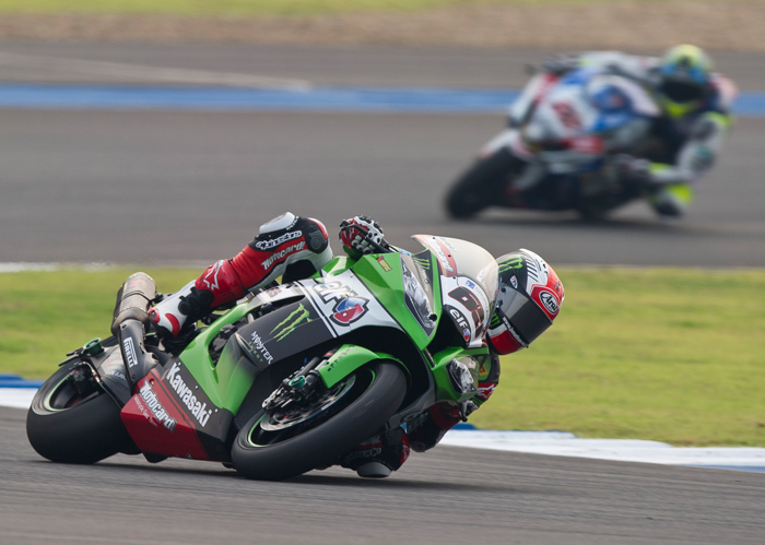 Rea Lowes race action photo SBK Thailand 2015