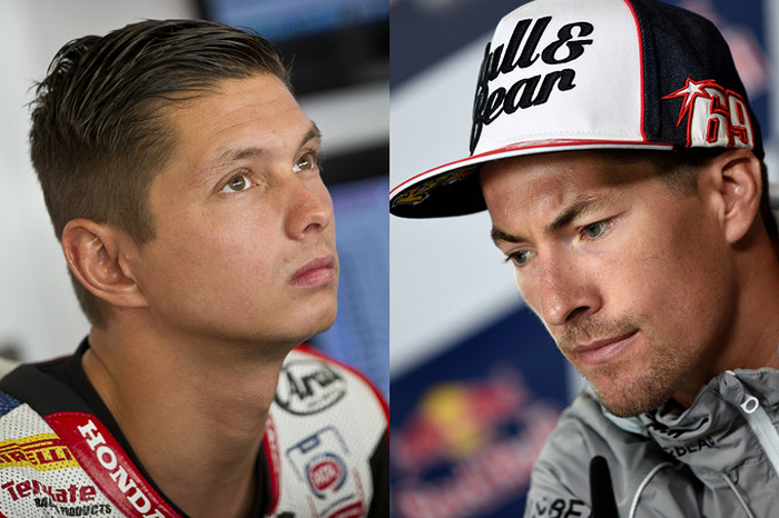 Van der Mark, Nicky Hayden, headshot photos Honda