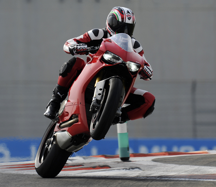 Ducati 1199S Panigale Track test photo