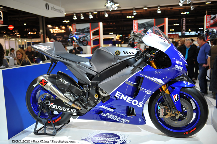 Yamaha M1 MotoGP bike